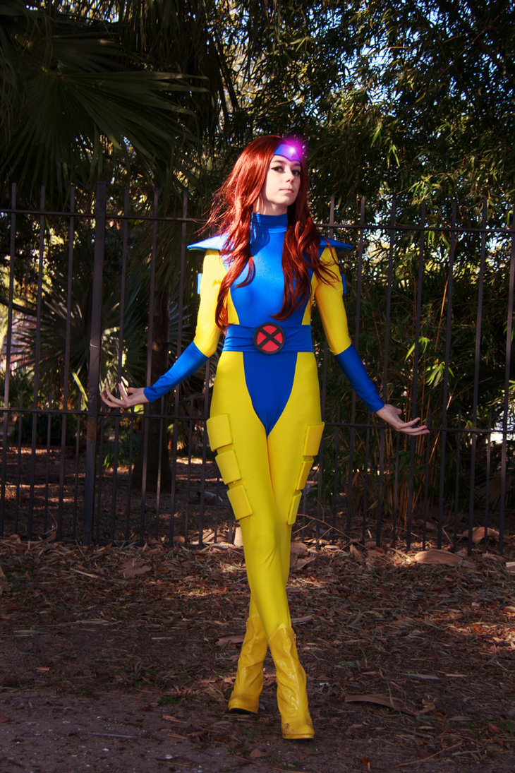 X-Men Rogue Jean Grey Cosplay Costume